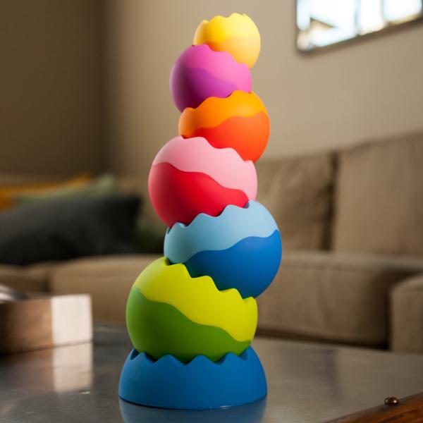 Fat Brain Toys Kule Piramida Tobbles Neon