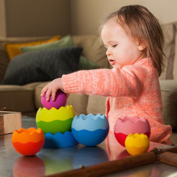 Fat Brain Toys Kule Piramida Tobbles Neon