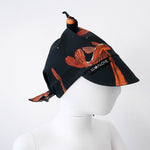 Lullalove Bawełniana chustka z daszkiem - Karpie Koi