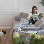 La Millou Kura Babci Dany Poduszka do karmienia Velvet Colection Khaki