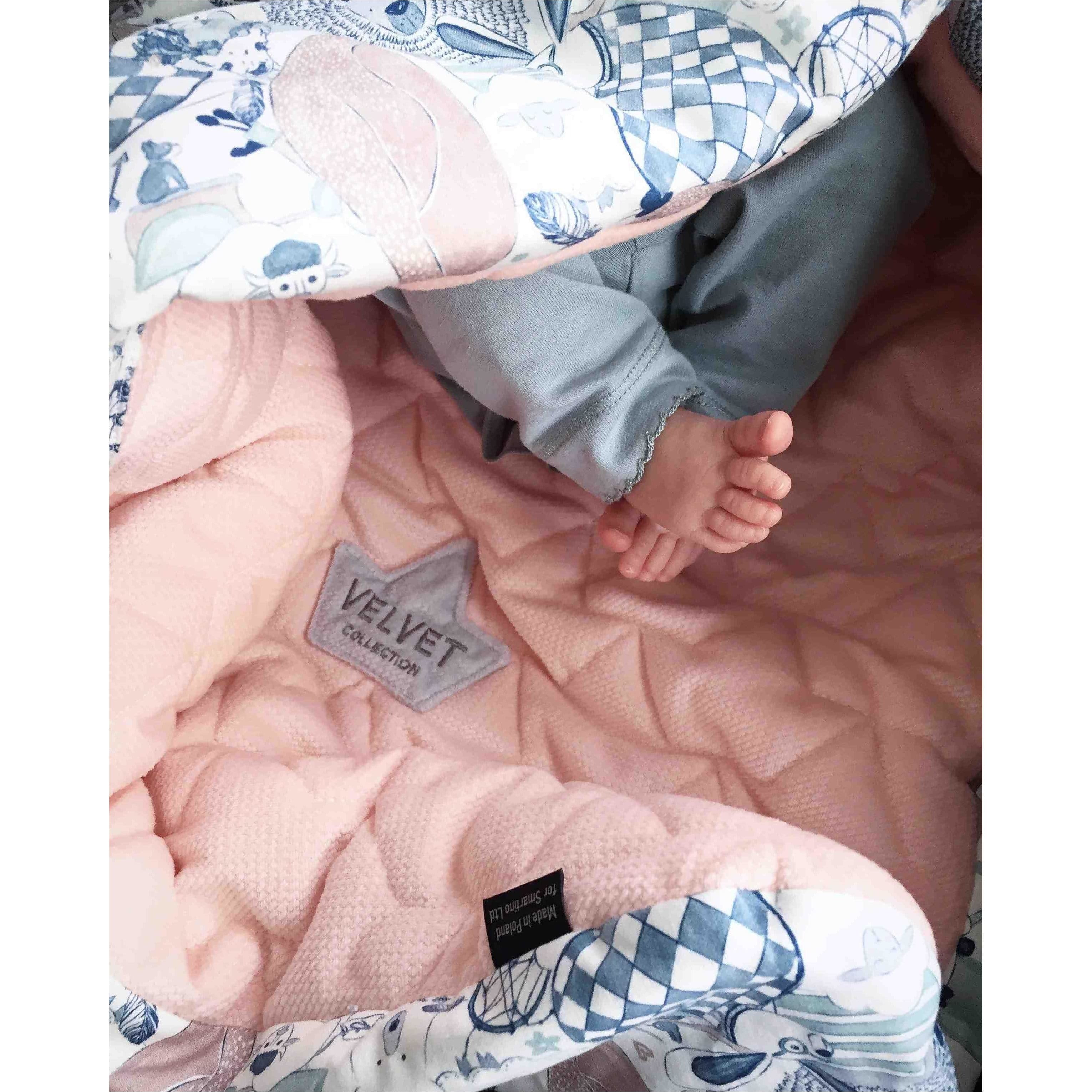 La Millou Kura Babci Dany Poduszka do karmienia Velvet Colection Khaki