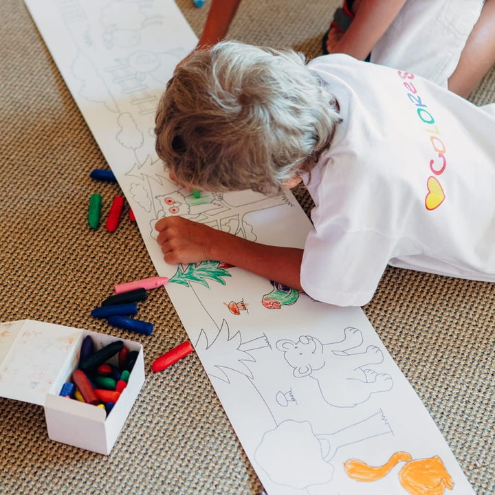 Coloresca Kolorowanka dla dziecka w rolce Figury geometryczne