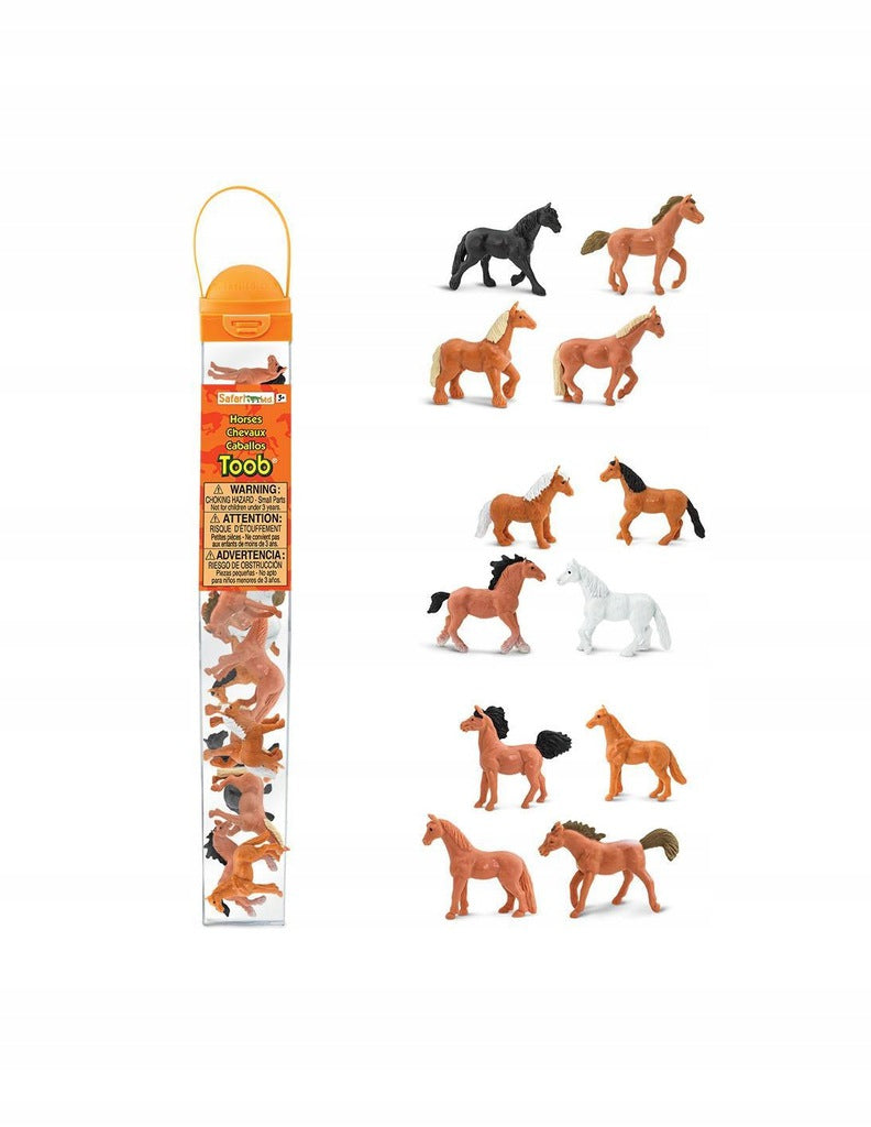 Safari Ltd Figurki Koni Zestaw figurek Montessori