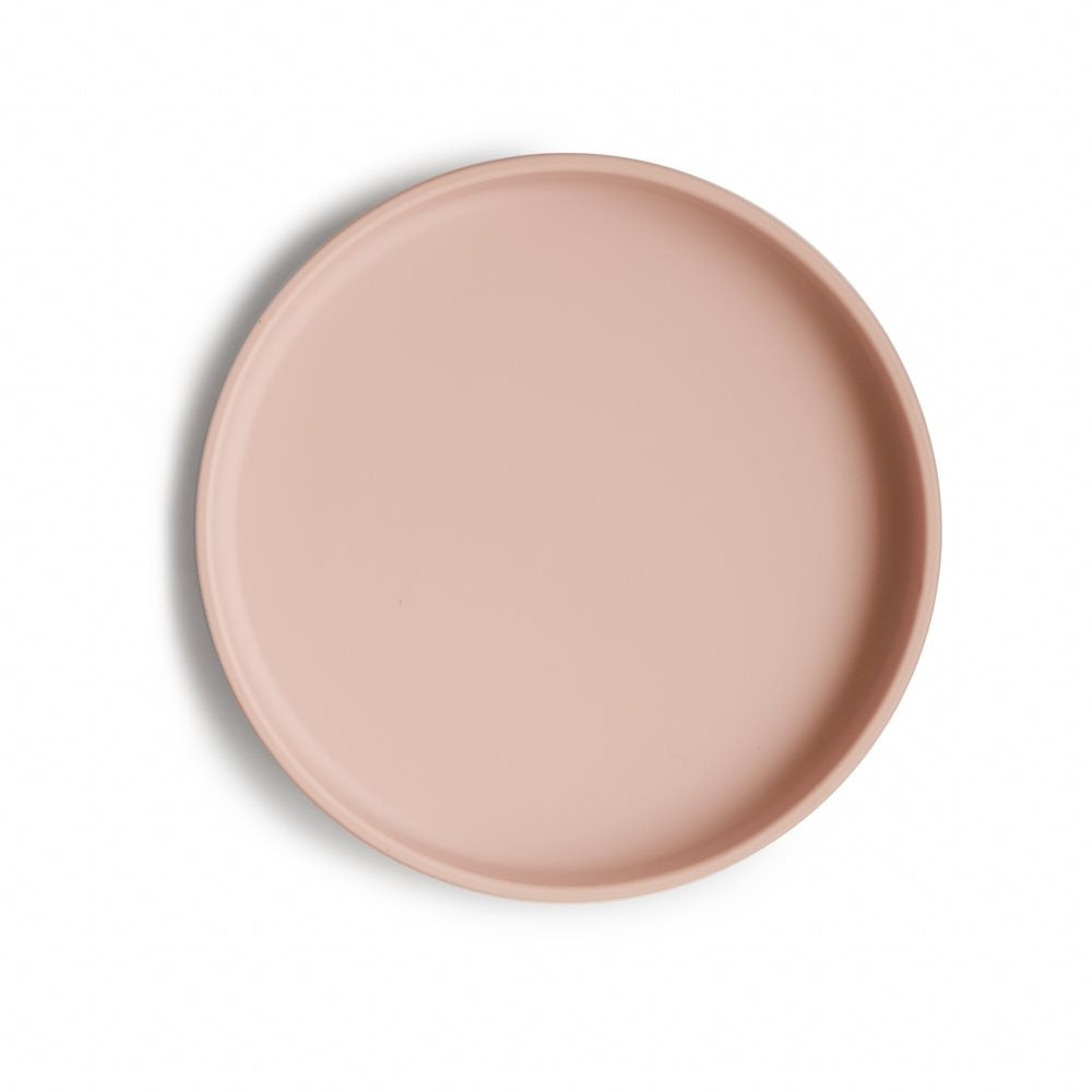 Mushie Silikonowy Talerzyk z Przyssawką Classic Blush