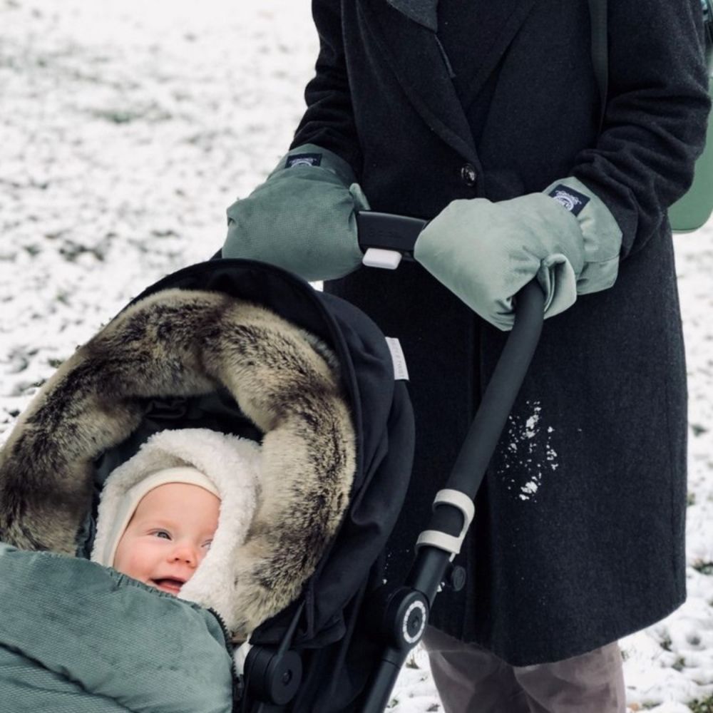 La Millou Mufka do wózka Rękawice zimowe Black