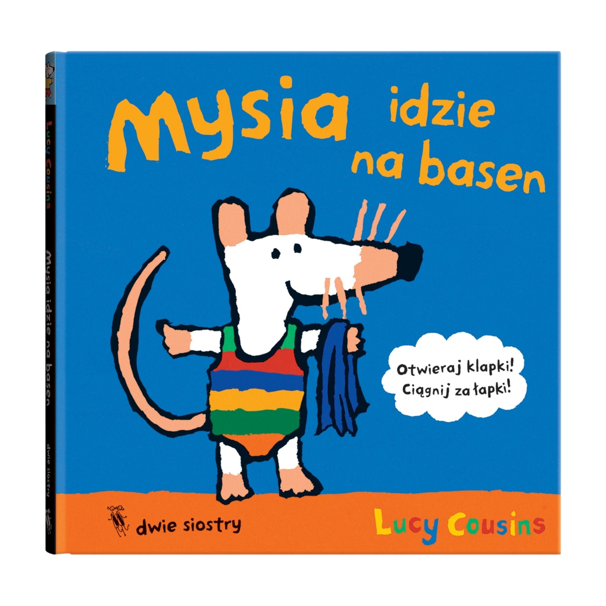 Dwie Siostry Książeczka dla dzieci Mysia idzie na basen
