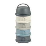 Beaba Pojemniki na mleko w proszku 4 komory mineral grey/blue