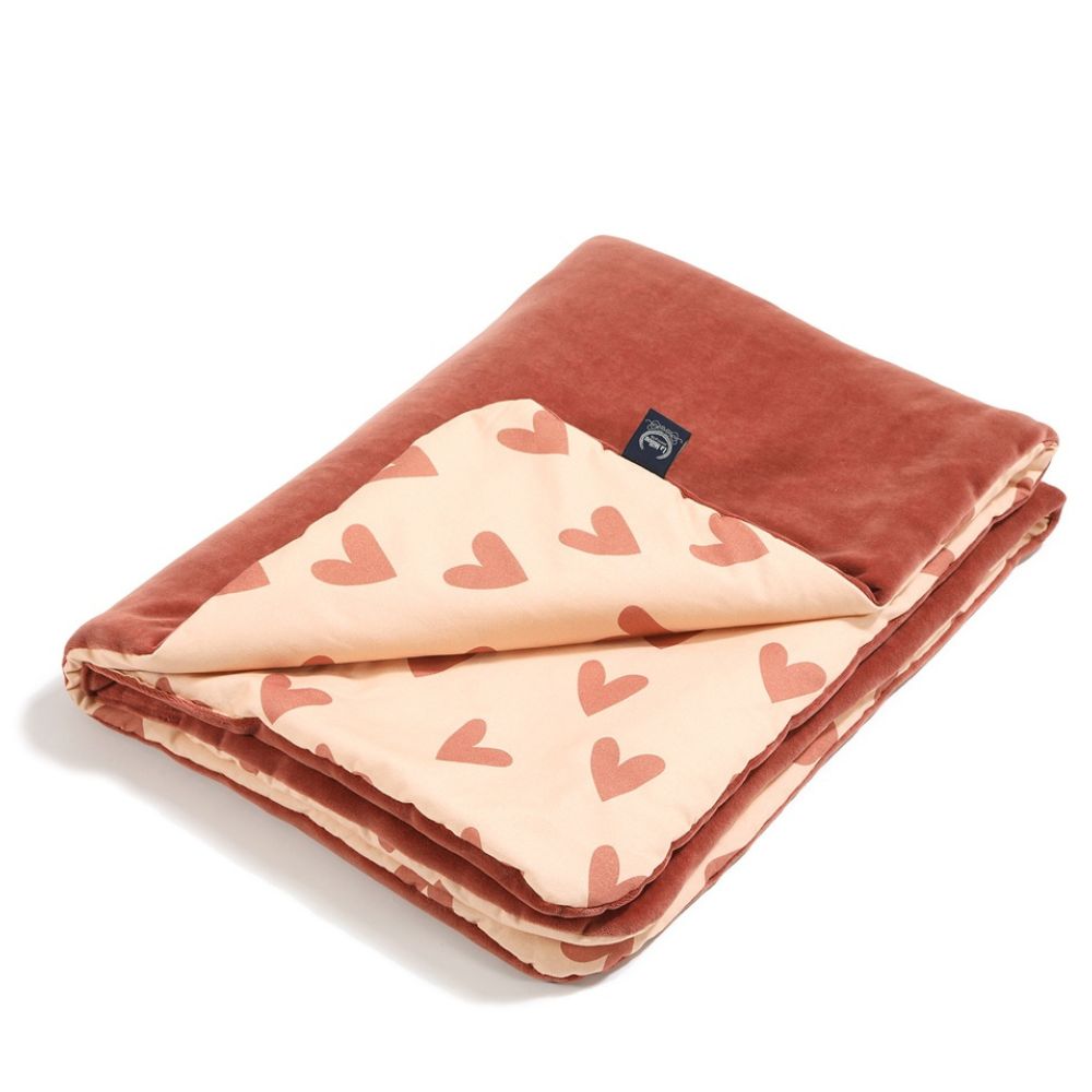 La Millou Kocyk dla dziecka Cotto L 110x140 cm Heartbeat Pink