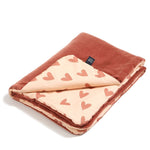 La Millou Kocyk dla dziecka Cotto L 110x140 cm Heartbeat Pink