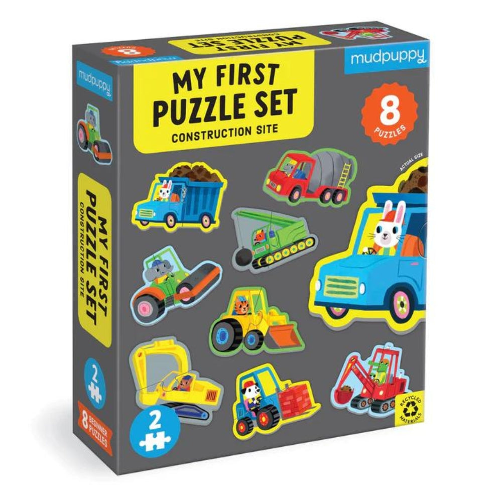 Mudpuppy Puzzle dla dzieci moje pierwsze puzzle Budowa