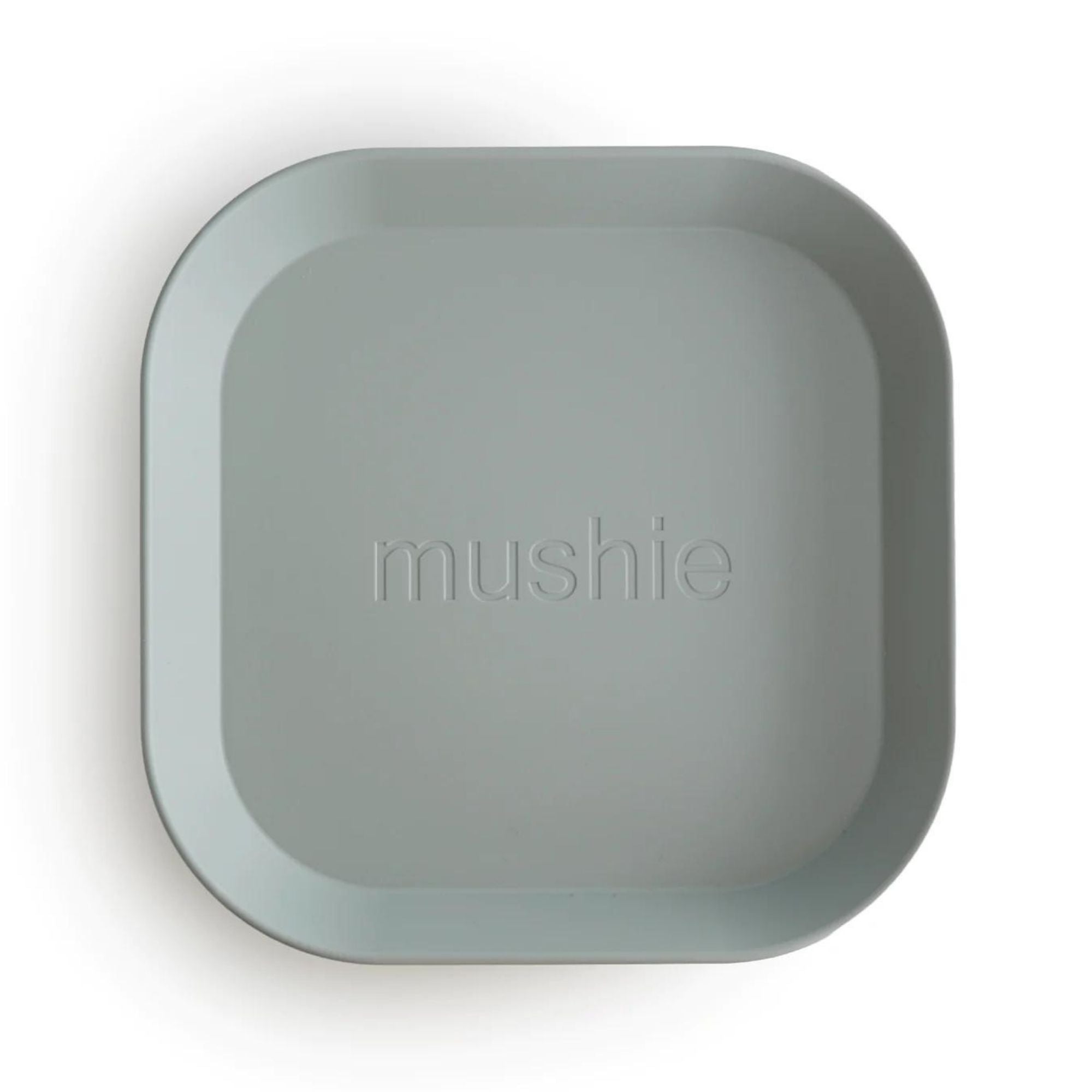 Mushie Zestaw talerzy dla dzieci Square Sage