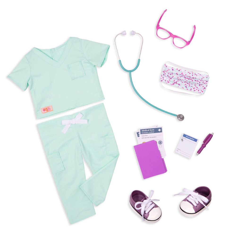 Our Generation Ubranka dla lalek 46 cm Sweet Surgeon strój Lekarki