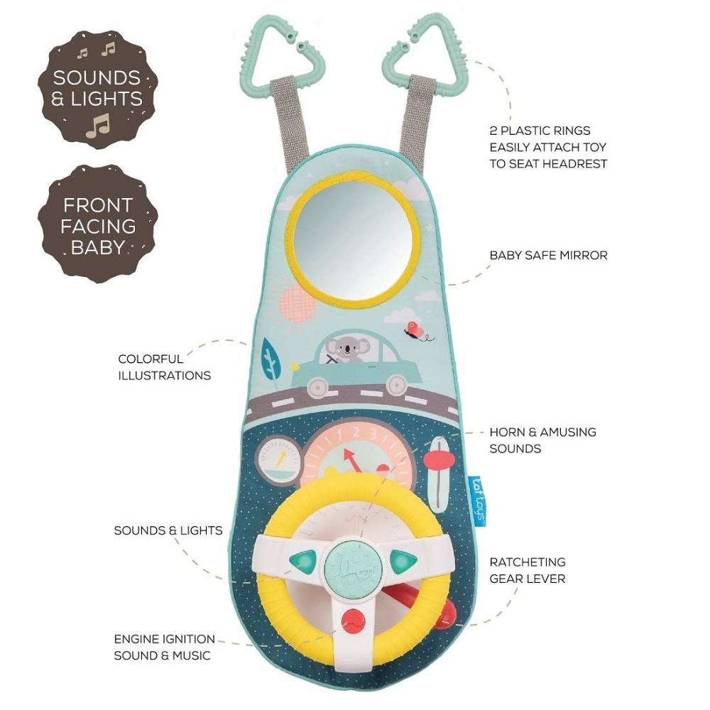 Taf Toys Kierownica dziecięca do samochodu Koala Kimmy 12m+