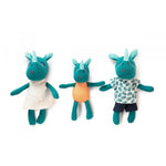 Lilliputiens Przytulanki rodzina nosorożców z rozkładaną matą Nosorożec Marius