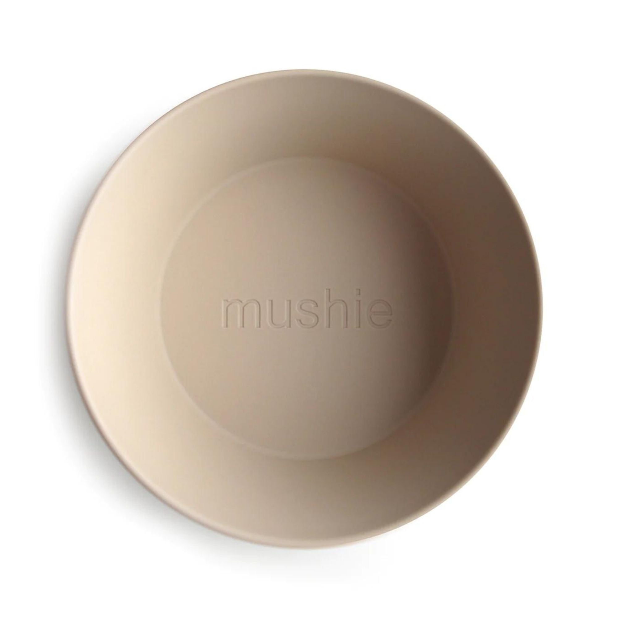 Mushie Miseczki dla dzieci Round Vanilla