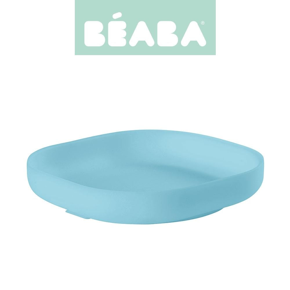 Beaba Silikonowy talerzyk z przyssawką blue