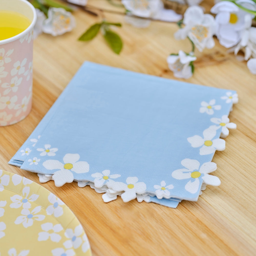 Gingerray serwetki papierowe Flower Edge Floral Napkins
