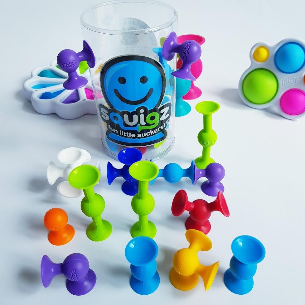 Fat Brain Toys Przyssawki silikonowe 24 szt. - 4kidspoint.pl