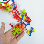 Fat Brain Toys Mini Przyssawki silikonowe 75 szt. - 4kidspoint.pl