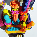 B.Toys Klocki jeżyki konstrukcyjne w słoju 68 elem. - 4kidspoint.pl