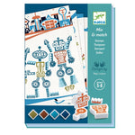 Djeco Zestaw kreatywny Pieczątki dla dzieci Roboty