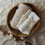 Memi Bambusowy kocyk light grey chain 80x100 cm