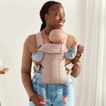BABYBJORN nosidełko dla niemowlaka MINI 3D Mesh zgaszony róż