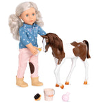 Our Generation Lalka dla dzieci Yanira 46 cm + źrebak - 4kidspoint.pl