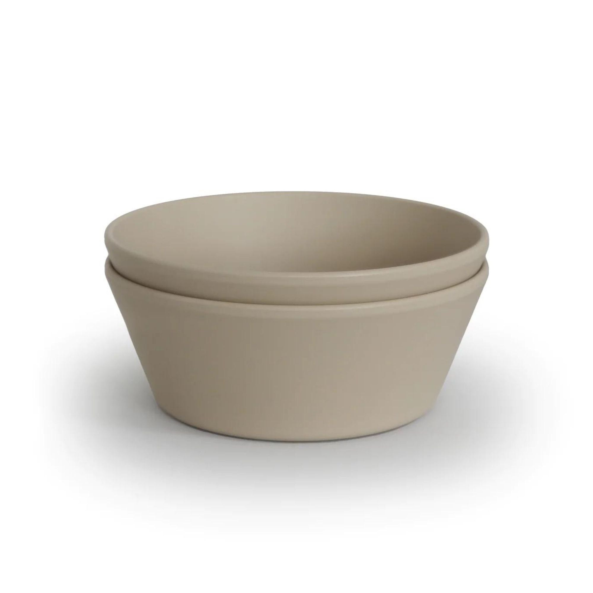 Mushie Miseczki dla dzieci Round Vanilla
