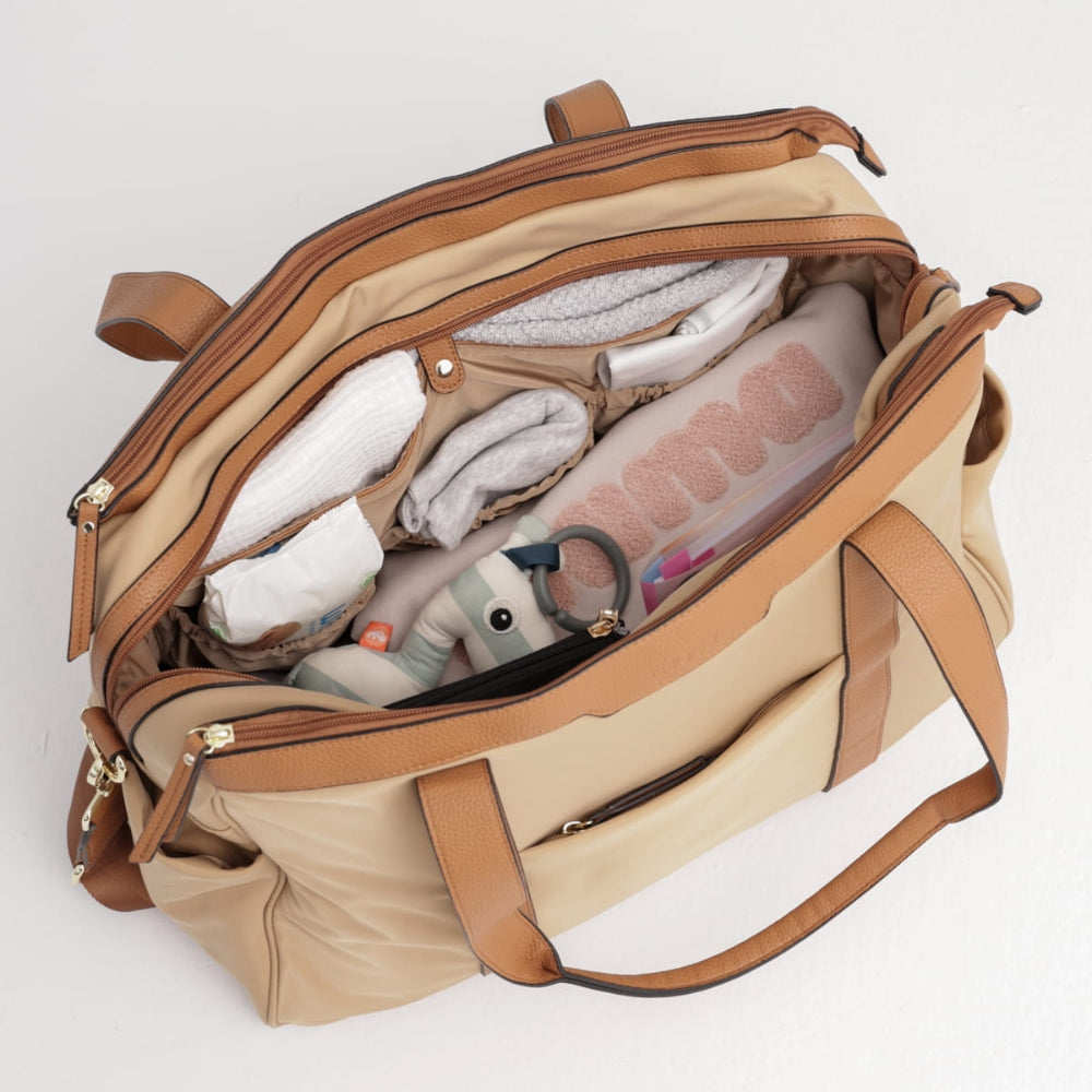 JOISSY Torba dla mamy WEEKENDER beige