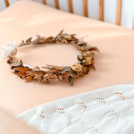 Poofi Prześcieradło do łóżeczka 140x70 cm Organic morela