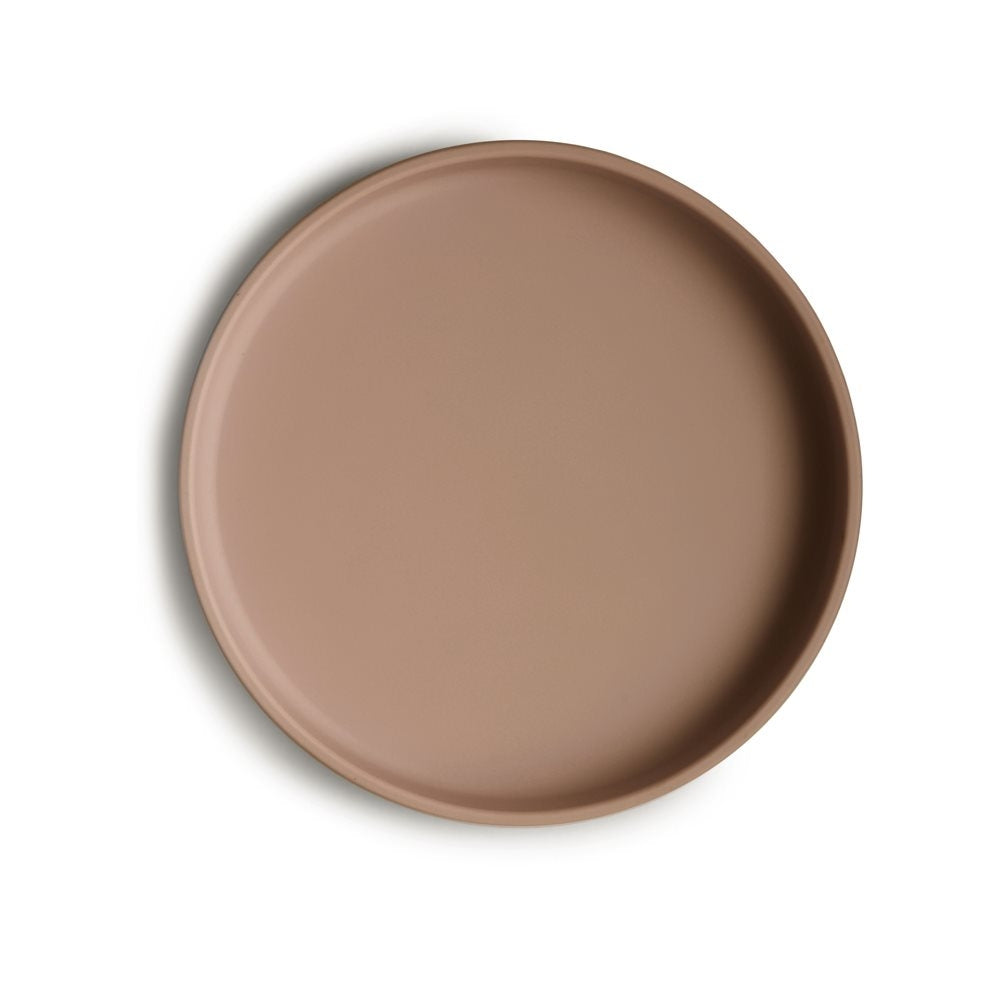 Mushie Silikonowy Talerzyk z Przyssawką Classic Natural