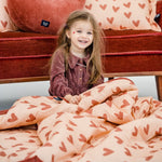 La Millou Kocyk dla dziecka Cotto L 110x140 cm Heartbeat Pink