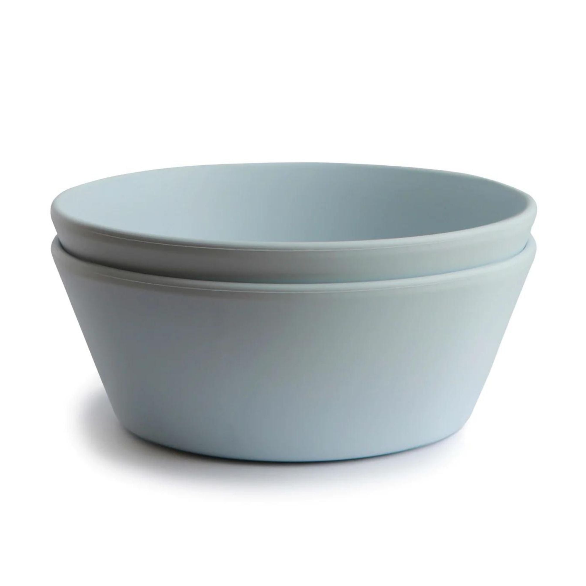 Mushie Miseczki dla dzieci Round Powder Blue