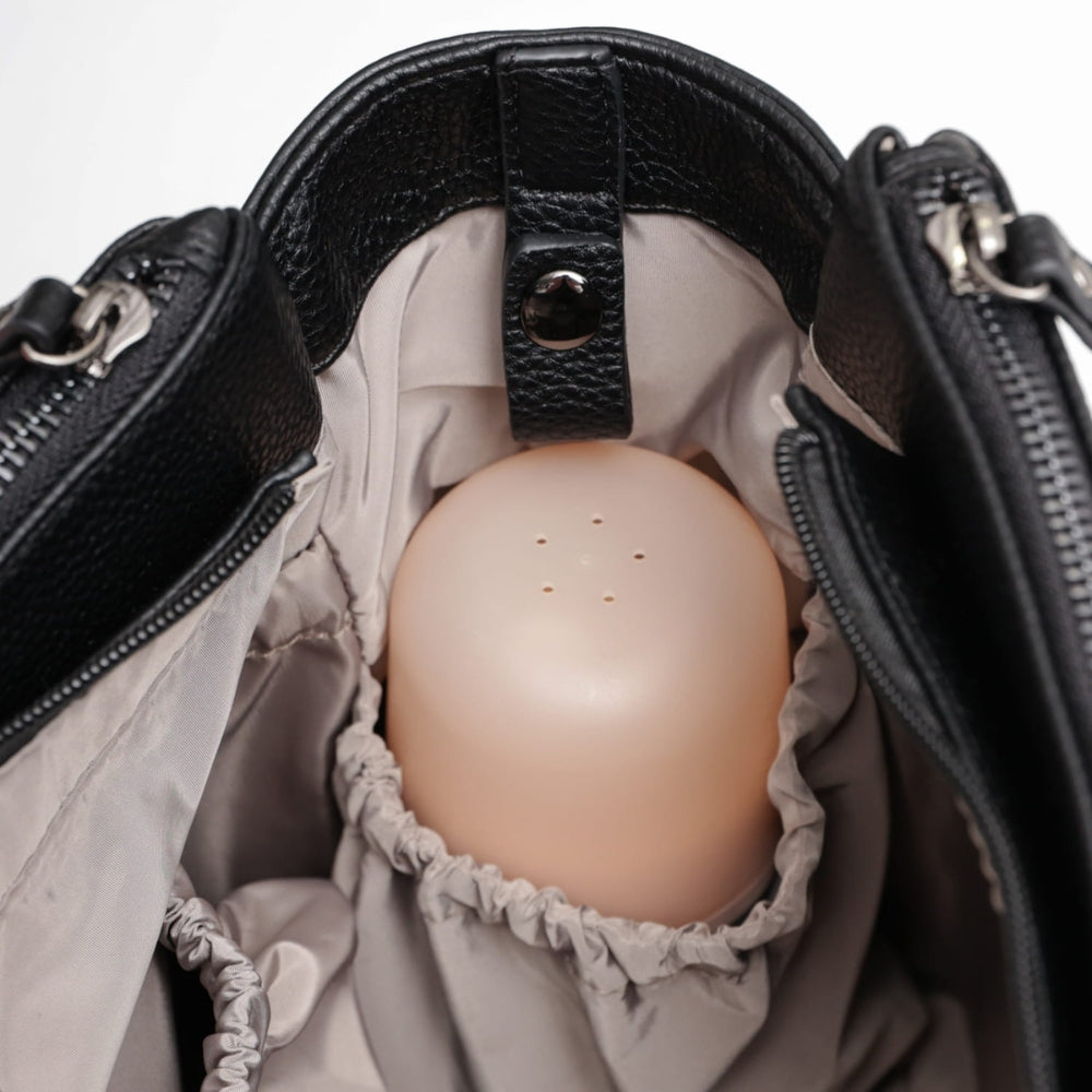 JOISSY Torba dla mamy MILA black/gun metal