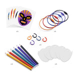 Djeco Zestaw artystyczny dla dzieci Magiczny plastik Breloczki Zapaśnicy