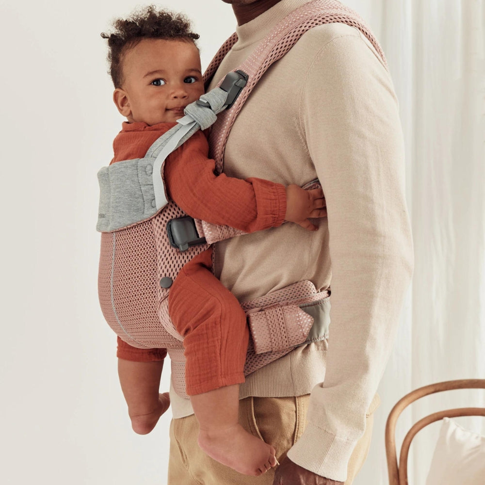 BABYBJORN nosidełko dla niemowlaka Harmony 3D Mesh Zgaszony Róż