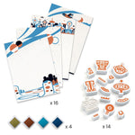 Djeco Zestaw kreatywny Pieczątki dla dzieci Roboty