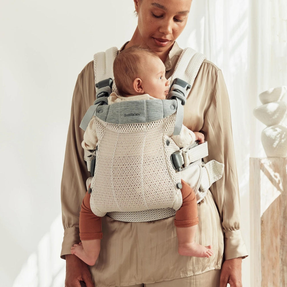 BABYBJORN nosidełko dla niemowlaka Harmony 3D Mesh Kremowy
