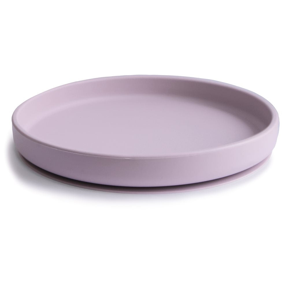 Mushie Silikonowy Talerzyk z Przyssawką Classic Soft Lilac