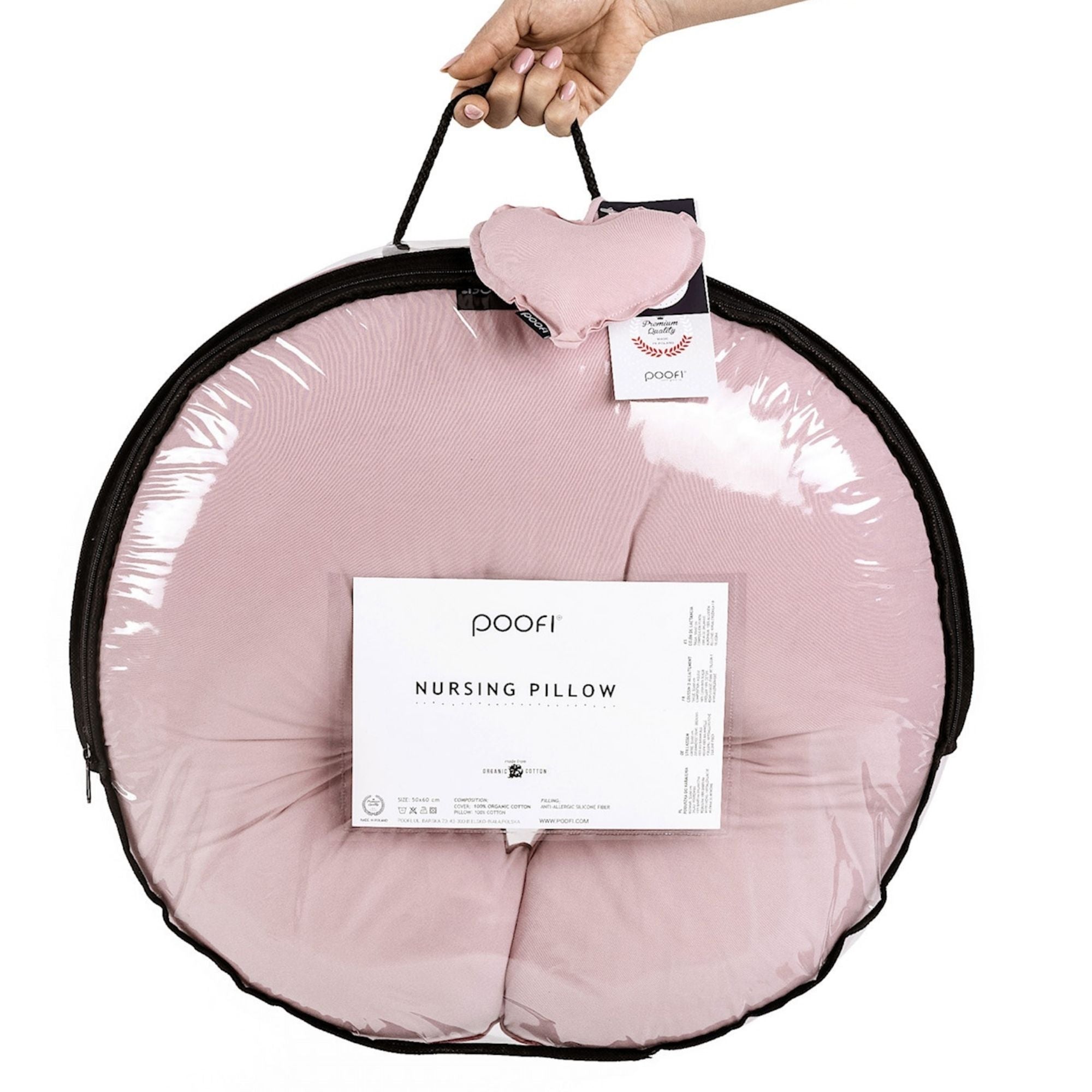 Poofi Poduszka do karmienia Organic piwonia