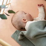 Poofi Prześcieradło do łóżeczka 140x70 cm Organic morela