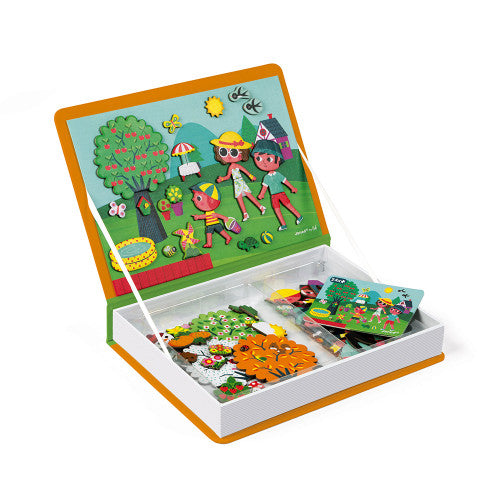Janod Układanka magnetyczna Magnetibook pory roku - 4kidspoint.pl