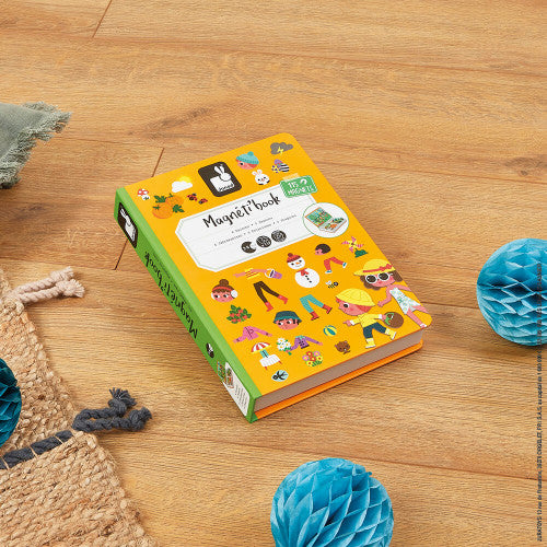Janod Układanka magnetyczna Magnetibook pory roku - 4kidspoint.pl