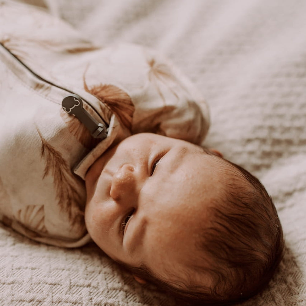 Sleepee otulacz niemowlęcy first step z czapeczką bohemian sand
