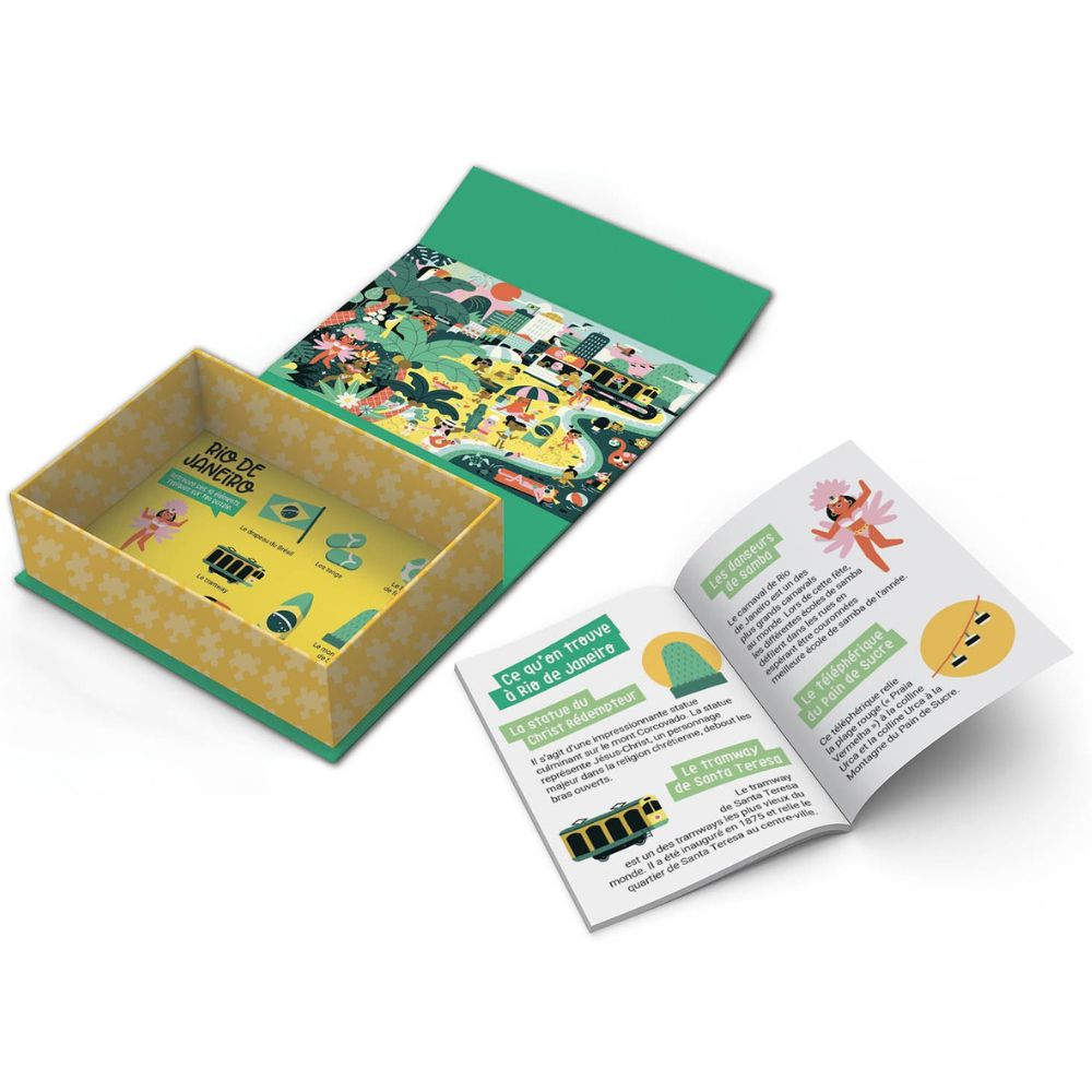 Auzou Puzzle dla dzieci Bom dia Rio De Janeiro 130 el.