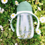 Beaba Butelka Kubek niekapek tritanowa ze słomką 300 ml Sage green