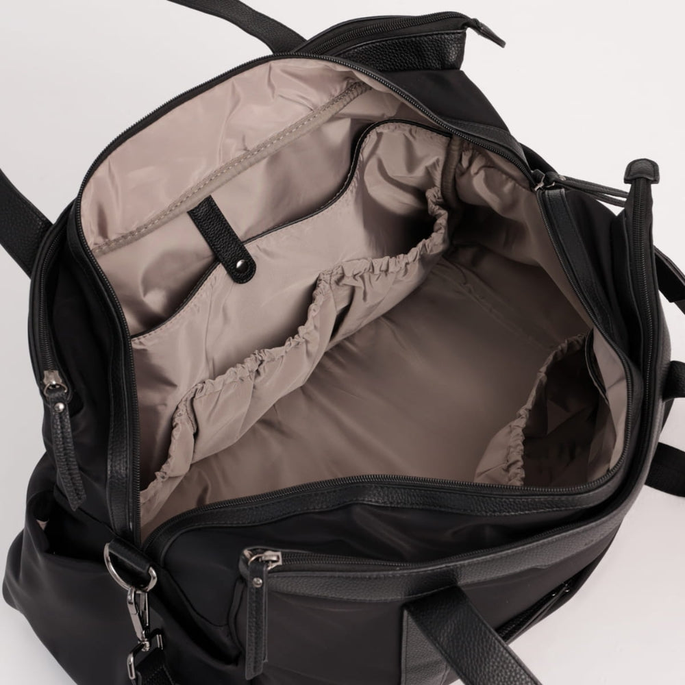 JOISSY Torba dla mamy WEEKENDER black/gun metal