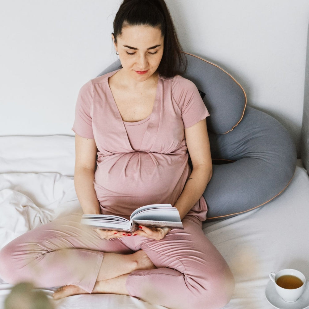 Poofi Poduszka ciążowa Organic herbaciana róża