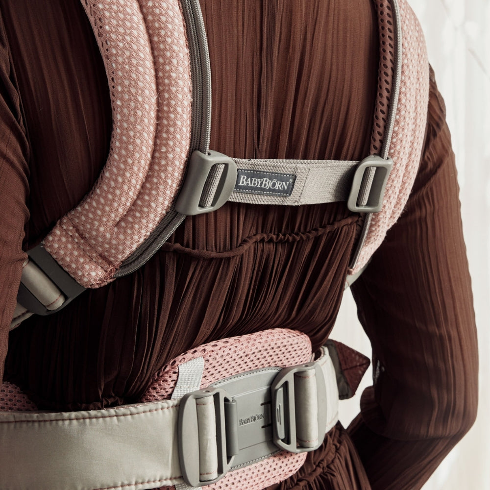 BABYBJORN nosidełko dla niemowlaka Harmony 3D Mesh Zgaszony Róż